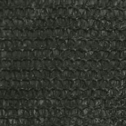Berkfield Home Sunshade Sail 160 g/m ² Anthracite 3x4.5 m HDPE in Black - thumbnail 5