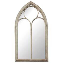 Charles Bentley Garden Gothic Chapel Glass Mirror Suitable For Indoor Use in Brown - thumbnail 2