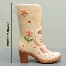 Boxer Gifts Women's Giddy Up Cowboy Boots Vase - Novelty Vase - thumbnail 6