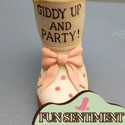 Boxer Gifts Women's Giddy Up Cowboy Boots Vase - Novelty Vase - thumbnail 3