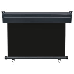 Berkfield Home Balcony Side Awning 105x250 cm Black - thumbnail 4