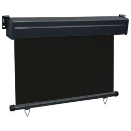 Berkfield Home Balcony Side Awning 105x250 cm Black - thumbnail 3