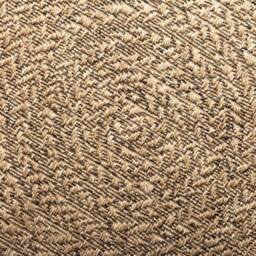 Berkfield Home Rug 200x290 cm Jute Look Indoor & Outdoor in Brown - Size: 100 cm diameter - thumbnail 6