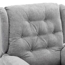 More4Homes Barnsley Fabric Electric Single Motor Rise Recliner Mobility Armchair in Grey - thumbnail 5