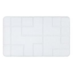 RugsX Dywaniki Łazienkowe Rug in White - Size: 50 cm x 80 cm - thumbnail 1