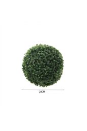 Living and Home 28cm Faux Green Eucalyptus Boxwood Decorative Grass Ball for Wedding & Home Décor - thumbnail 7