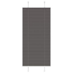 Berkfield Home Pleated Blind Black 60x150 cm Fabric Width 59.4 cm Polyester