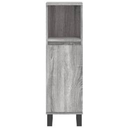 Berkfield Home 3 Piece Bathroom Furniture Set Grey Sonoma Engineered Wood - thumbnail 8