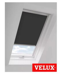 New Edge Blinds Raven Black Thermal Blackout Skylight Roller Blinds (Velux Roof Windows G Codes) - Size: SK10