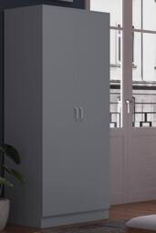 FWStyle Bedroom Furniture Set 3 Piece Matt Grey - thumbnail 1
