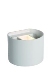 Lucide 'AXI' Non Dimmable Adjustable Up Down Bathroom LED Wall Spotlight in White - thumbnail 1