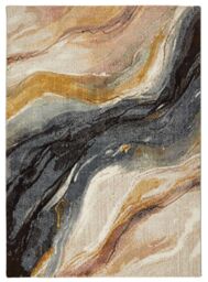 The Rug Shop UK Beige Modern Abstract Polyester Area Rug - Size: 200 cm x 290 cm - thumbnail 5