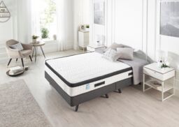 Somnior Siesta Stretch Pillowtop Pocket Mattress with Reflex Foam for Back Support in White - Size: Single - thumbnail 2