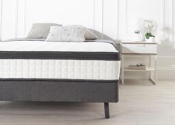 Somnior Siesta Stretch Pillowtop Pocket Mattress with Reflex Foam for Back Support in White - Size: Single - thumbnail 5