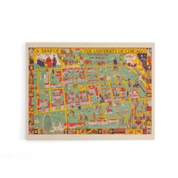 "Artery8 Fisher 1932 University of Chicago Map Canvas Wall Art Print - Size: W18"" x H24""" - thumbnail 1