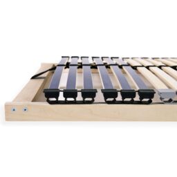 Berkfield Home Slatted Bed Base Manual Brown 90 x 190 cm Wood & Plastic - thumbnail 5