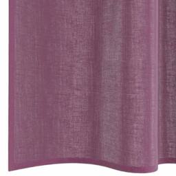 Berkfield Home Voile Curtains with Rod Pockets 2 pcs Purple - thumbnail 6