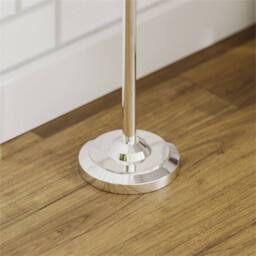 SPETLEK Toilet Paper Roll Holder Floor Free Standing Stainless Steel Chrome in Silver - thumbnail 4