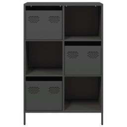 Berkfield Home Highboard Black 68x39x103.5 cm Steel - thumbnail 5