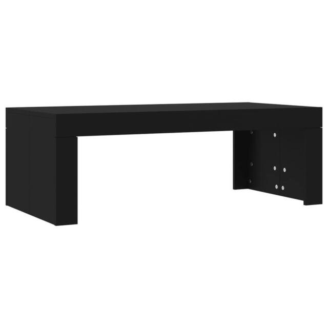 Berkfield Home Coffee Table Black 102x50x36 cm Engineered Wood - Size: 102 x 50 x 36 cm