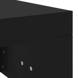 Berkfield Home Coffee Table Black 102x50x36 cm Engineered Wood - Size: 102 x 50 x 36 cm - thumbnail 7