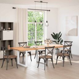 Berkfield Home Coffee Table Legs U-Shaped 3 pcs White 90x(72-73) cm Steel - thumbnail 2