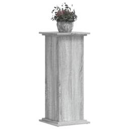 Berkfield Home Plant Stand Grey Sonoma 33x33x80 cm Engineered Wood - Size: 33 x 33 x 80 cm - thumbnail 1