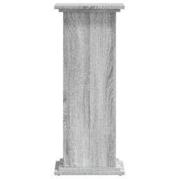 Berkfield Home Plant Stand Grey Sonoma 33x33x80 cm Engineered Wood - Size: 33 x 33 x 80 cm - thumbnail 4