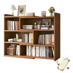SPETLEK Wooden Shelf Bookcase Shelving 4 Tier Display Storage Unit Stand in Brown - thumbnail 6