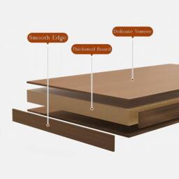 SPETLEK Wooden Shelf Bookcase Shelving 4 Tier Display Storage Unit Stand in Brown - thumbnail 5