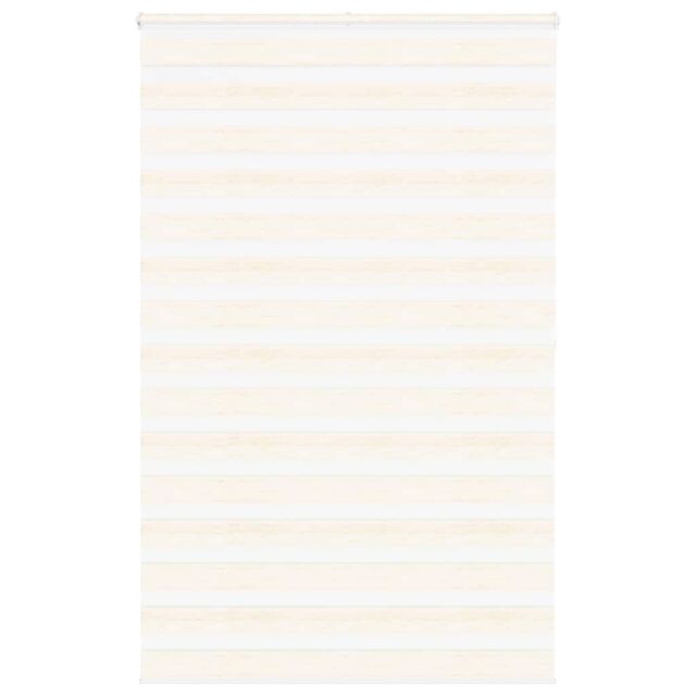Berkfield Home Zebra Blind Marble Beige 145x200 cm Fabric Width 140.9 cm Polyester - image 1