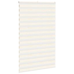 Berkfield Home Zebra Blind Marble Beige 145x200 cm Fabric Width 140.9 cm Polyester - thumbnail 3