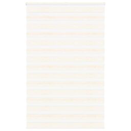 Berkfield Home Zebra Blind Marble Beige 145x200 cm Fabric Width 140.9 cm Polyester - thumbnail 1