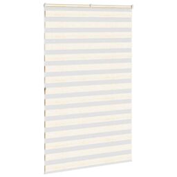 Berkfield Home Zebra Blind Marble Beige 145x200 cm Fabric Width 140.9 cm Polyester - thumbnail 4