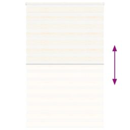 Berkfield Home Zebra Blind Marble Beige 145x200 cm Fabric Width 140.9 cm Polyester - thumbnail 5