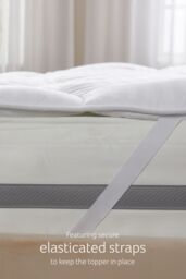 Snuggledown Luxurious Hotel Temperature Control Mattress Topper in White - Size: Single - thumbnail 4