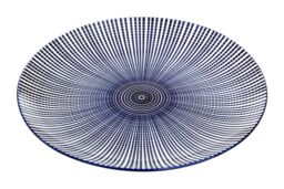 Orsina Unique 12 Piece Blue & White Dinner Set, Dolomite Dinnerware Plates & Bowls, Scratch-Resistant Crockery Set - thumbnail 4