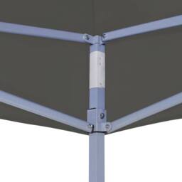 Berkfield Home Foldable Party Tent Pop-Up 3x3 m Anthracite in Black - thumbnail 3