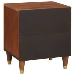 Berkfield Home Warm Bedside Tables 2 pcs 40 x 33.5 x 46 cm - thumbnail 6