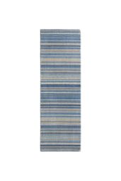 Origin 'Fine Stripes' Rug in Blue - Size: 160 cm x 230 cm - thumbnail 4