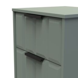 Ready Assembled 2 U Seattle 3 Drawer Bedside Cabinet (Ready Assembled) in Pale Green - thumbnail 4