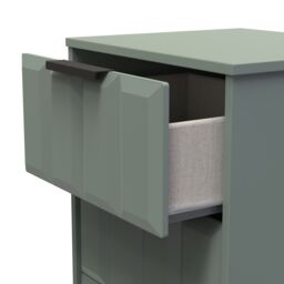 Ready Assembled 2 U Seattle 3 Drawer Bedside Cabinet (Ready Assembled) in Pale Green - thumbnail 5
