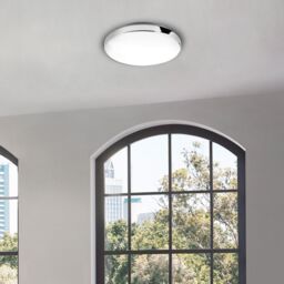 BRILONER White Chrome IP44 13W LED Ceiling Light - thumbnail 6