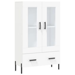 Berkfield Home Highboard White 69.5x31x115 cm Engineered Wood - thumbnail 2