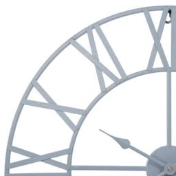 Home Garden Direct EOS - Skeleton Wall Clock with Roman Numerals - 60x60cm in Grey - Size: 60x60 cm - thumbnail 6