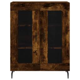 Berkfield Home Sideboard Smoked Oak 69.5x34x90 cm Engineered Wood in Brown - thumbnail 5