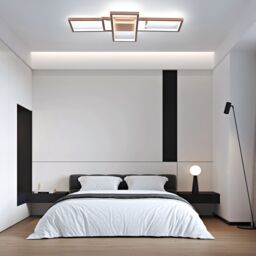 Garwarm LED Ceiling Light with Remote Control 50W Dimmable Ceiling Lamp for Living Dining Room Bedroom Kitchen in Gold - thumbnail 2