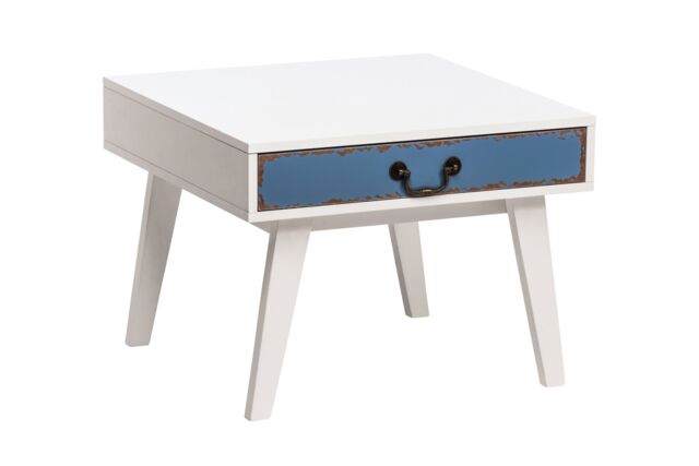Orsina Traditionally Elegant Side Table, Versatile Small Table For Livingroom, Everyday Use Lounge Table For Guests in White - image 1