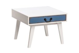 Orsina Traditionally Elegant Side Table, Versatile Small Table For Livingroom, Everyday Use Lounge Table For Guests in White - thumbnail 1