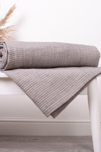 Appletree 'Verity' 100% Cotton Bedspread in Grey - image 1
